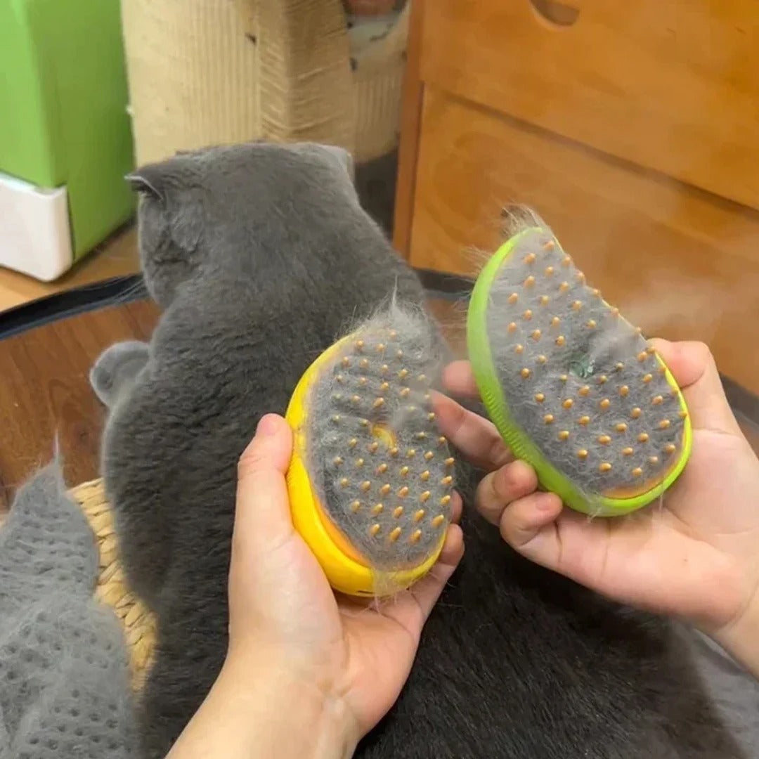 3-In-1 Pet Grooming Steam Brush