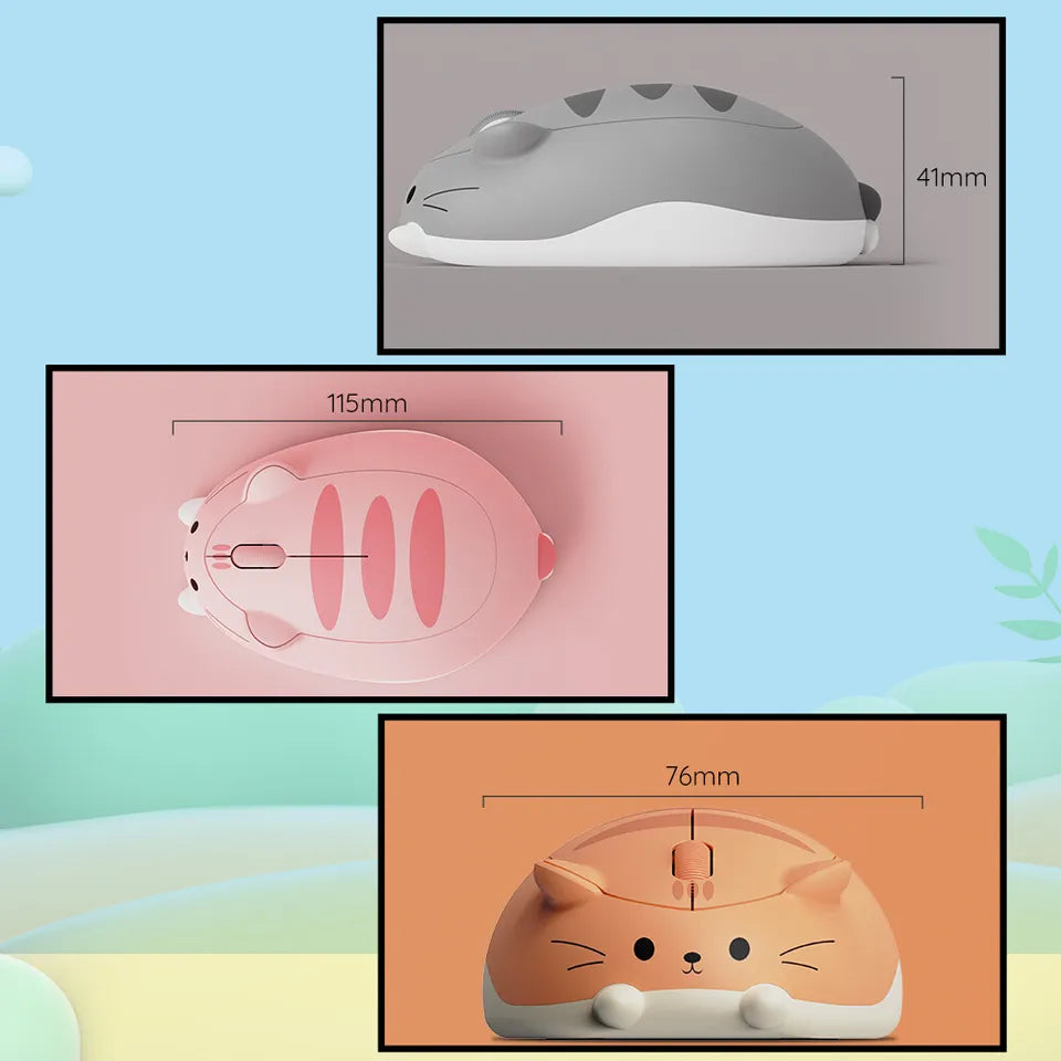 Cute Cat Wireless Mouse