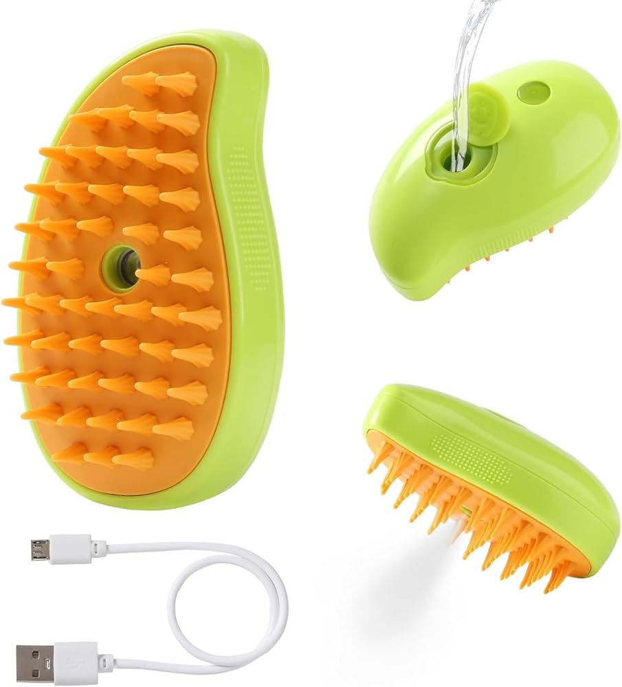 3-In-1 Pet Grooming Steam Brush